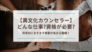 異文化カウンセラーの仕事、資格